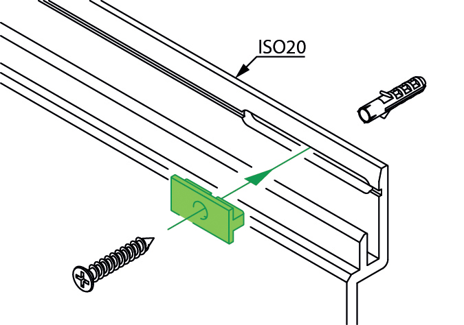Supporto Vite Per Asola Iso20